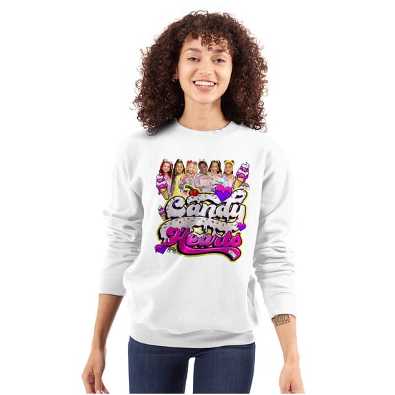 XOMG POP Dance Group Candy Hearts Women Plus Size Sweatshirt Brisco Brands 4X