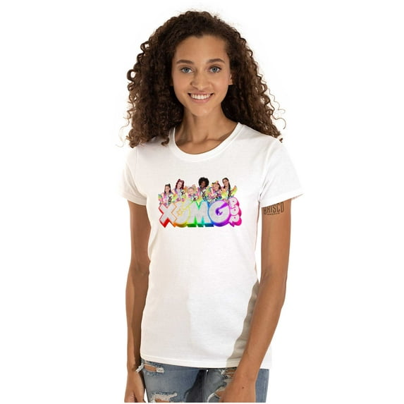 XOMG POP Dance Group Members Logo Women's T Shirt Ladies Tee Brisco Brands S