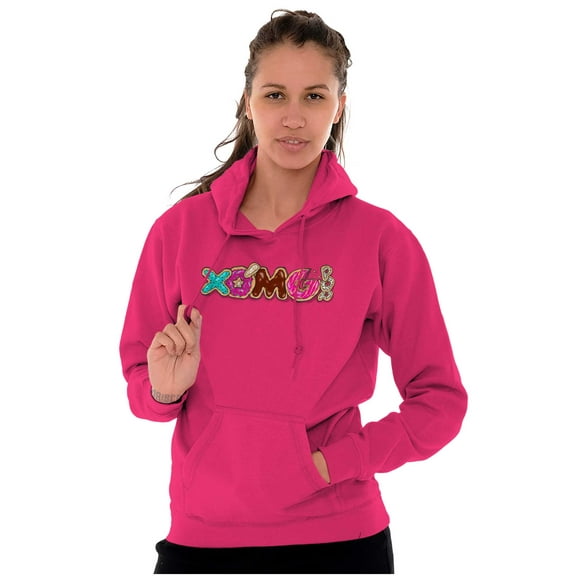 XOMG POP Frosted Sugar Cookie Logo Hoodie Sweatshirt Women Brisco Brands S
