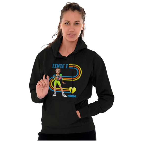 XOMG POP Heart Tinie T Love Cartoon Women Plus Size Hoodie Brisco Brands 2X