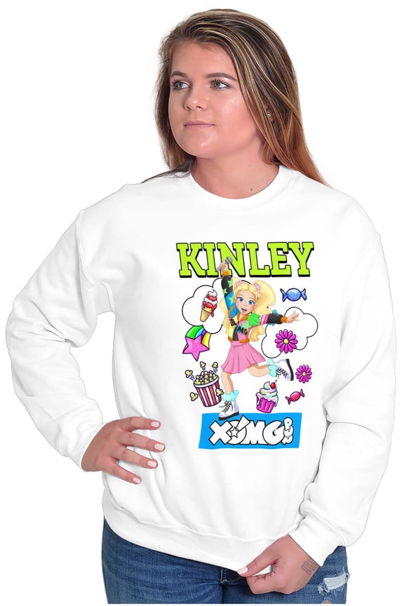 XOMG POP Kinley Popstar Dream Cartoon Women Crewneck Sweatshirt Brisco Brands X