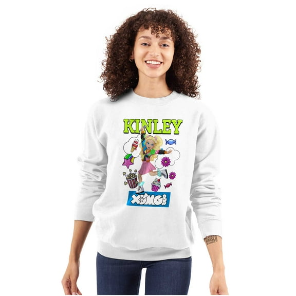 XOMG POP Kinley Popstar Dream Cartoon Women Plus Size Sweatshirt Brisco Brands 2X