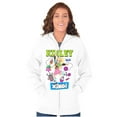 thumbnail image 1 of XOMG POP Kinley Popstar Dream Cartoon Women Plus Size Zipper Hoodie Brisco Brands 2X, 1 of 5