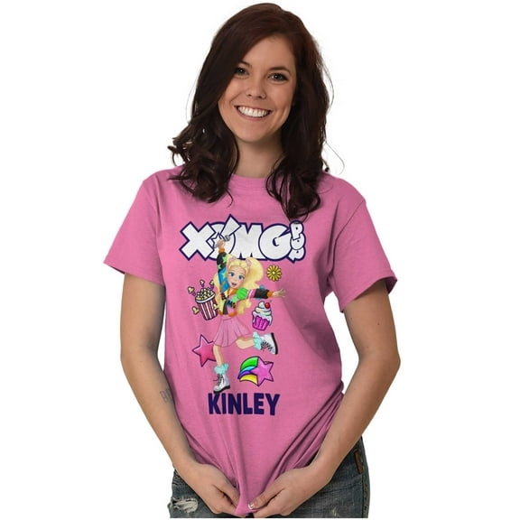 XOMG POP Kinley Rockstar Cartoon Women Plus Size Graphic Tee Tees Brisco Brands 3X