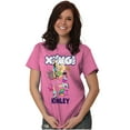 thumbnail image 1 of XOMG POP Kinley Rockstar Cartoon Women's Graphic T Shirt Tees Brisco Brands L, 1 of 6