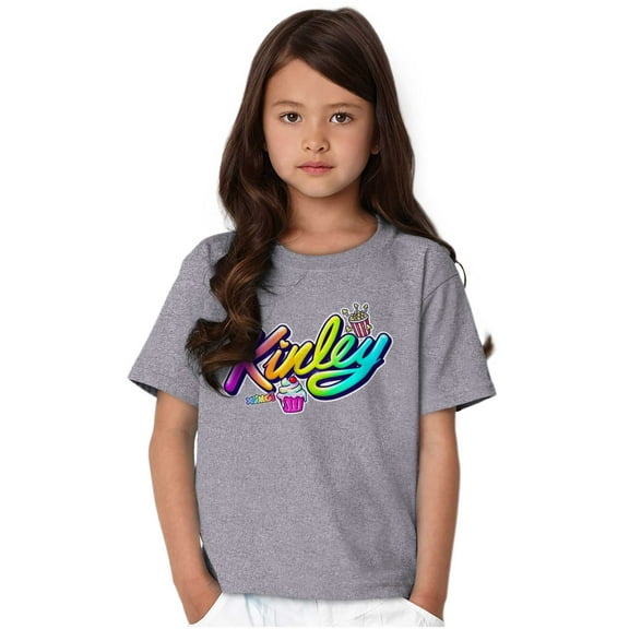XOMG POP Kinley Sweet and Salty Girls Kids T Shirt Tees Teen Brisco Brands L