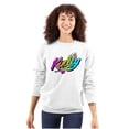 thumbnail image 1 of XOMG POP Kinley Sweet and Salty Women Crewneck Sweatshirt Brisco Brands L, 1 of 6