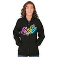thumbnail image 1 of XOMG POP Kinley Sweet and Salty Women Plus Size Zipper Hoodie Brisco Brands 2X, 1 of 5