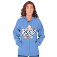 thumbnail image 1 of XOMG POP Kinley Sweet and Salty Zip Hoodie Sweatshirt Women Brisco Brands L, 1 of 5