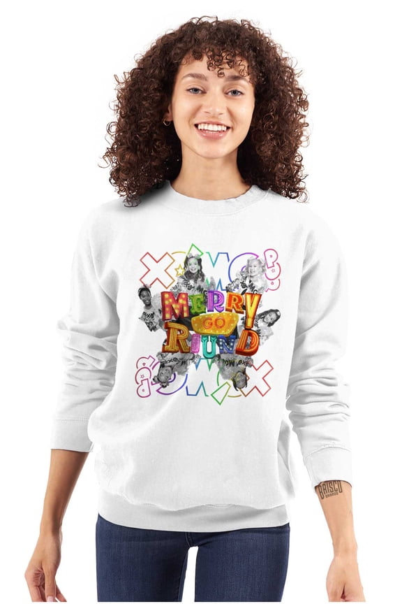 XOMG POP Merry Go Round Song Cover Women Crewneck Sweatshirt Brisco Brands X