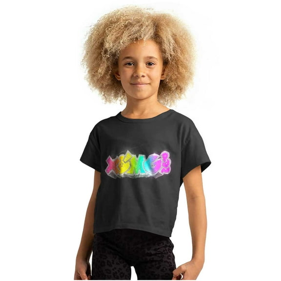 XOMG POP Metallic Rainbow Logo Women's Tee Brisco Brands S