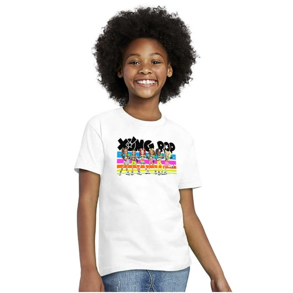 XOMG POP Music Cartoon Band Members Girls Kids T Shirt Tees Teen Brisco Brands S
