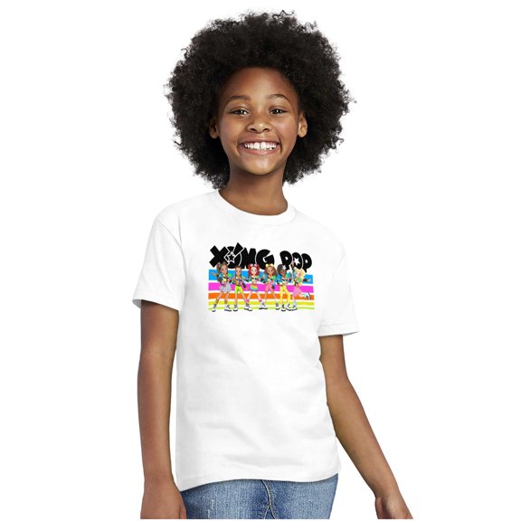 XOMG POP Music Cartoon Band Members Girls Kids T Shirt Tees Teen Brisco Brands X