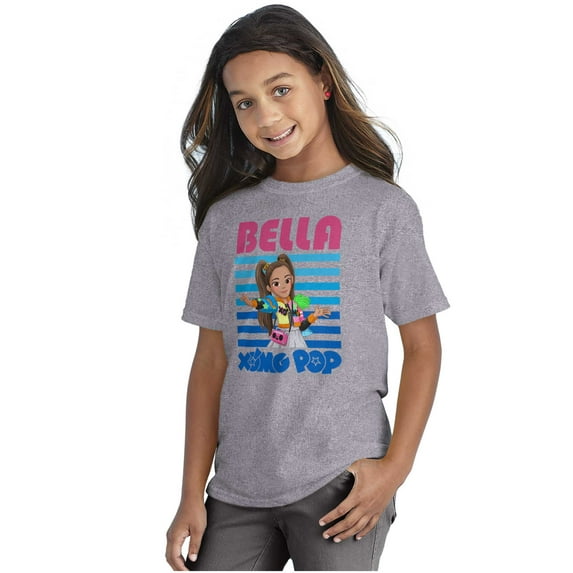 XOMG POP Music Fan Bella Cartoon Girls Kids T Shirt Tees Teen Brisco Brands L