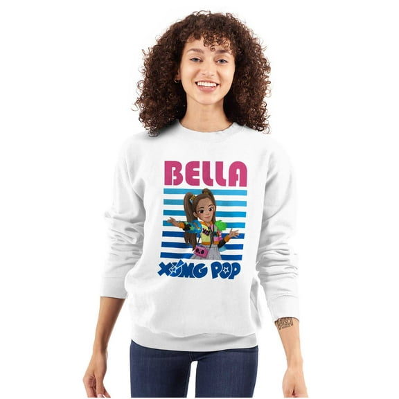 XOMG POP Music Fan Bella Cartoon Women Crewneck Sweatshirt Brisco Brands X