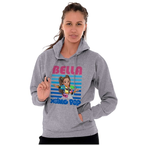 XOMG POP Music Fan Bella Cartoon Women Plus Size Hoodie Brisco Brands 2X