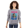 thumbnail image 1 of XOMG POP Music Fan Bella Cartoon Women Plus Size Sweatshirt Brisco Brands 2X, 1 of 5