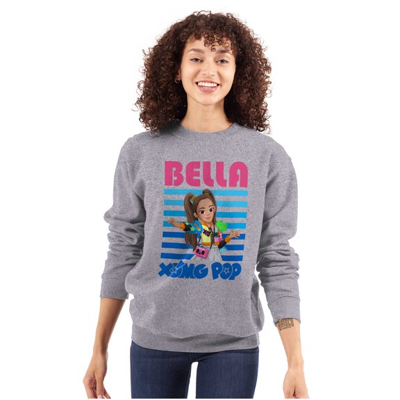 XOMG POP Music Fan Bella Cartoon Women Plus Size Sweatshirt Brisco Brands 2X