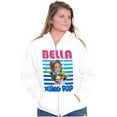 thumbnail image 1 of XOMG POP Music Fan Bella Cartoon Women Plus Size Zipper Hoodie Brisco Brands 3X, 1 of 5
