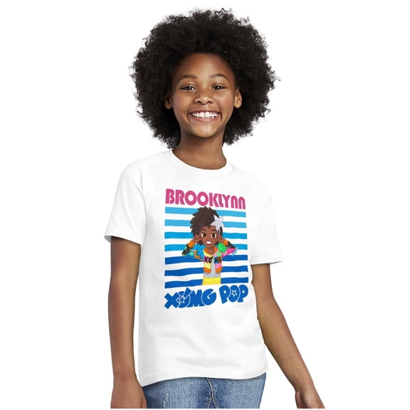 XOMG POP Music Fan Brooklynn Cartoon Girls Kids T Shirt Tees Teen Brisco Brands S