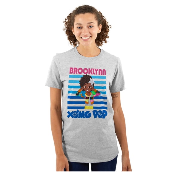 XOMG POP Music Fan Brooklynn Cartoon Women Plus Size Graphic Tee Tees Brisco Brands 2X