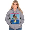 thumbnail image 1 of XOMG POP Music Fan Brooklynn Cartoon Women Plus Size Zipper Hoodie Brisco Brands 2X, 1 of 5