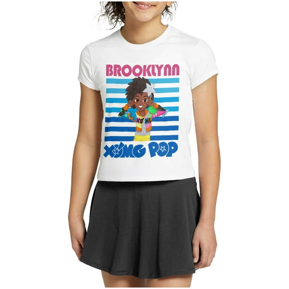 XOMG POP Music Fan Brooklynn Cartoon Women's Tee Brisco Brands L