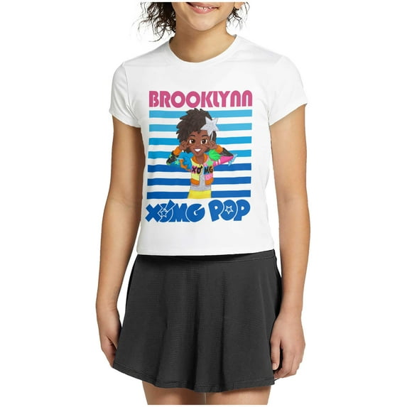 XOMG POP Music Fan Brooklynn Cartoon Women's Tee Brisco Brands L