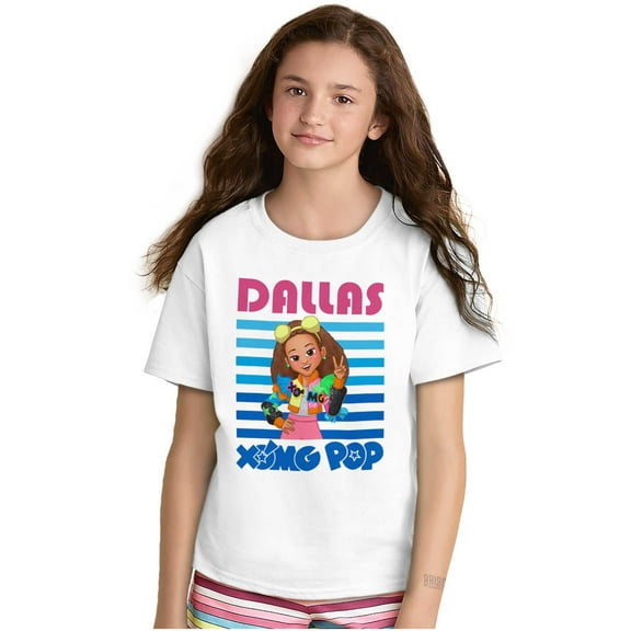 XOMG POP Music Fan Dallas Cartoon Girls Kids T Shirt Tees Teen Brisco Brands S