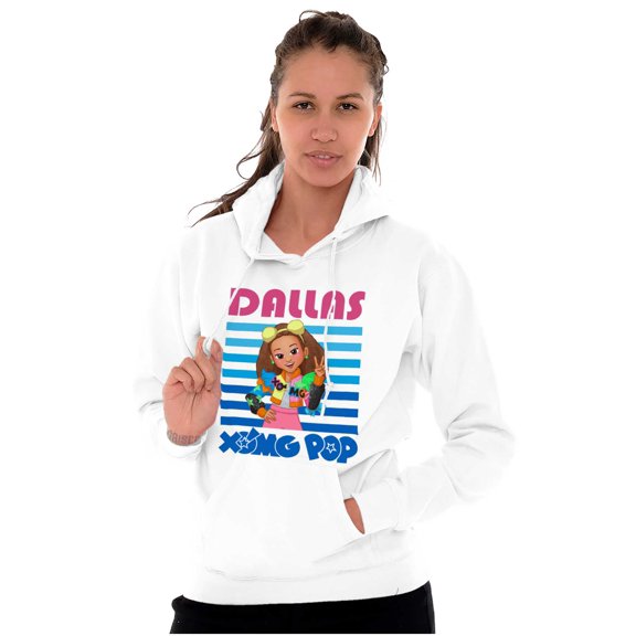 XOMG POP Music Fan Dallas Cartoon Hoodie Sweatshirt Women Brisco Brands M
