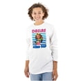 thumbnail image 1 of XOMG POP Music Fan Dallas Cartoon Women's Long Sleeve T Shirt Brisco Brands M, 1 of 6