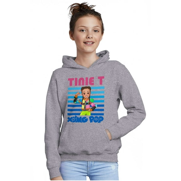 XOMG POP Music Fan Tinie T Cartoon Kids Hoodie Sweatshirt Girls Teen Brisco Brands XS
