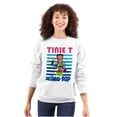 thumbnail image 1 of XOMG POP Music Fan Tinie T Cartoon Women Crewneck Sweatshirt Brisco Brands L, 1 of 6