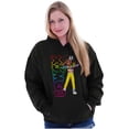 thumbnail image 1 of XOMG POP Neon Logo Brooklynn Cartoon Hoodie Sweatshirt Women Brisco Brands M, 1 of 4