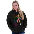 thumbnail image 1 of XOMG POP Neon Logo Dallas Cartoon Hoodie Sweatshirt Women Brisco Brands M, 1 of 4