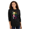 thumbnail image 1 of XOMG POP Neon Logo Kinley Cartoon Women Plus Size Long Sleeve Tee Brisco Brands 2X, 1 of 5