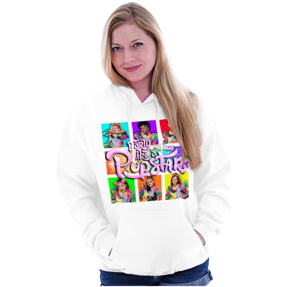 XOMG POP Party Like Popstar Album Hoodie Sweatshirt Women Brisco Brands L