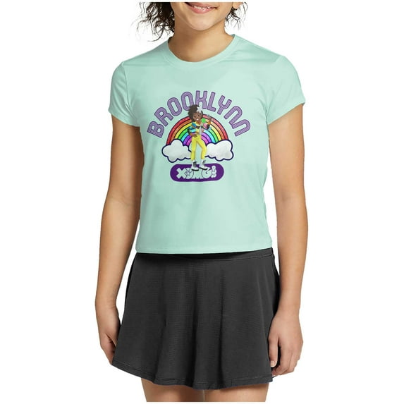 XOMG POP Rainbow Brooklynn Cartoon Women's Tee Brisco Brands L