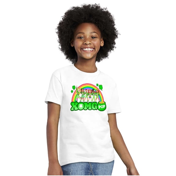 XOMG POP Saint Paddy Pot of Gold Girls Kids T Shirt Tees Teen Brisco Brands X