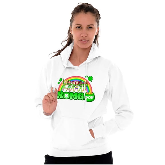 XOMG POP Saint Paddy Pot of Gold Hoodie Sweatshirt Women Brisco Brands M