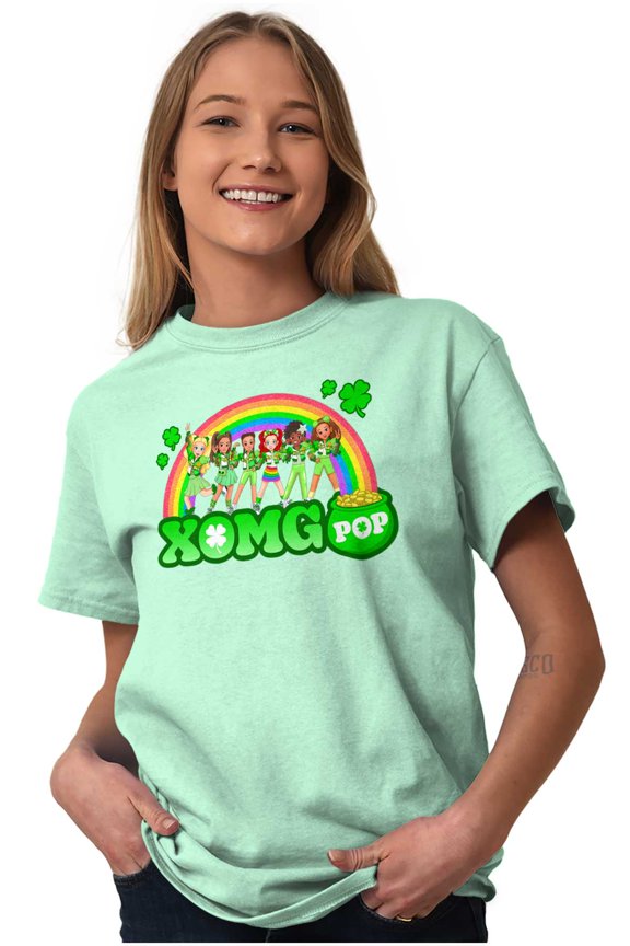 Saint Paddy Pot of Gold Women Plus Size Graphic Tee Tees Brisco Brands 2X