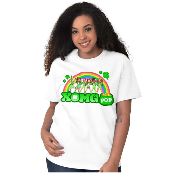 XOMG POP Saint Paddy Pot of Gold Women Plus Size Graphic Tee Tees Brisco Brands 3X