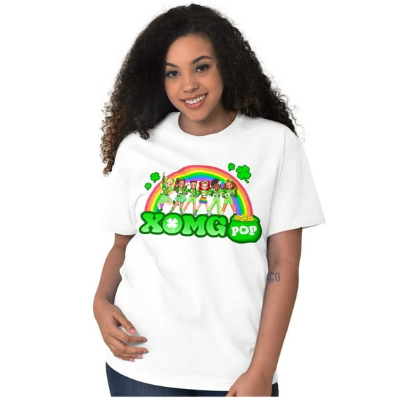 XOMG POP Saint Paddy Pot of Gold Women's Graphic T Shirt Tees Brisco Brands S