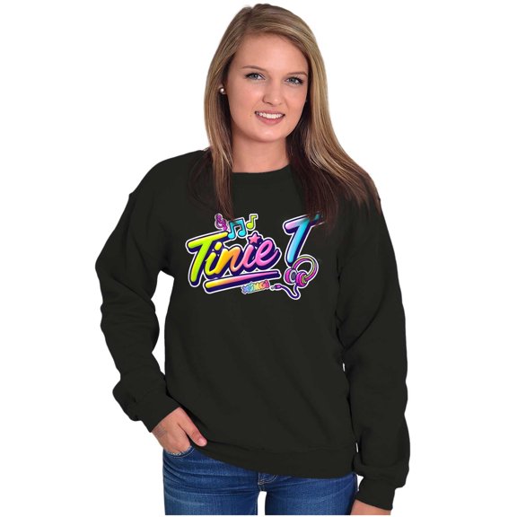 XOMG POP Tinie T Musical Beat Women Crewneck Sweatshirt Brisco Brands L