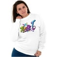 thumbnail image 1 of XOMG POP Tinie T Musical Beat Women Crewneck Sweatshirt Brisco Brands M, 1 of 6