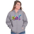 thumbnail image 1 of XOMG POP Tinie T Musical Beat Women Plus Size Zipper Hoodie Brisco Brands 2X, 1 of 5