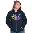 thumbnail image 1 of XOMG POP Tinie T Musical Beat Women Plus Size Zipper Hoodie Brisco Brands 5X, 1 of 5