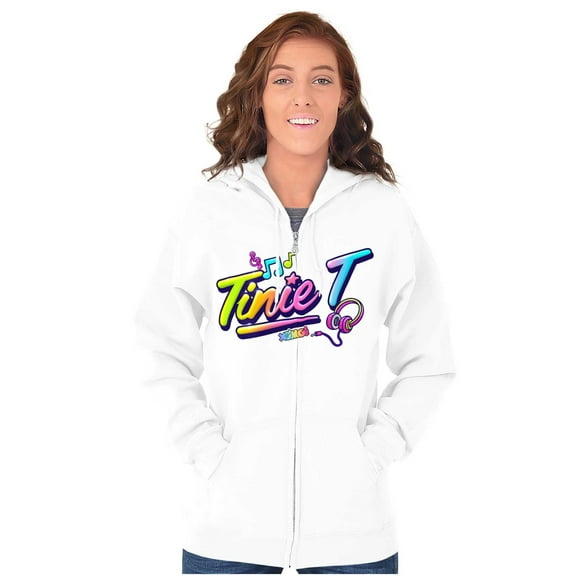 XOMG POP Tinie T Musical Beat Zip Hoodie Sweatshirt Women Brisco Brands L