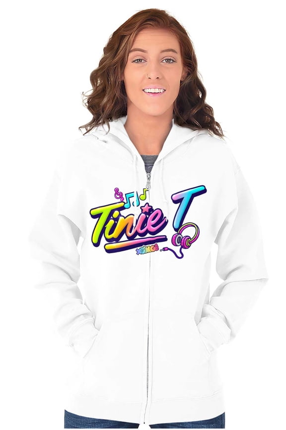 XOMG POP Tinie T Musical Beat Zip Hoodie Sweatshirt Women Brisco Brands M