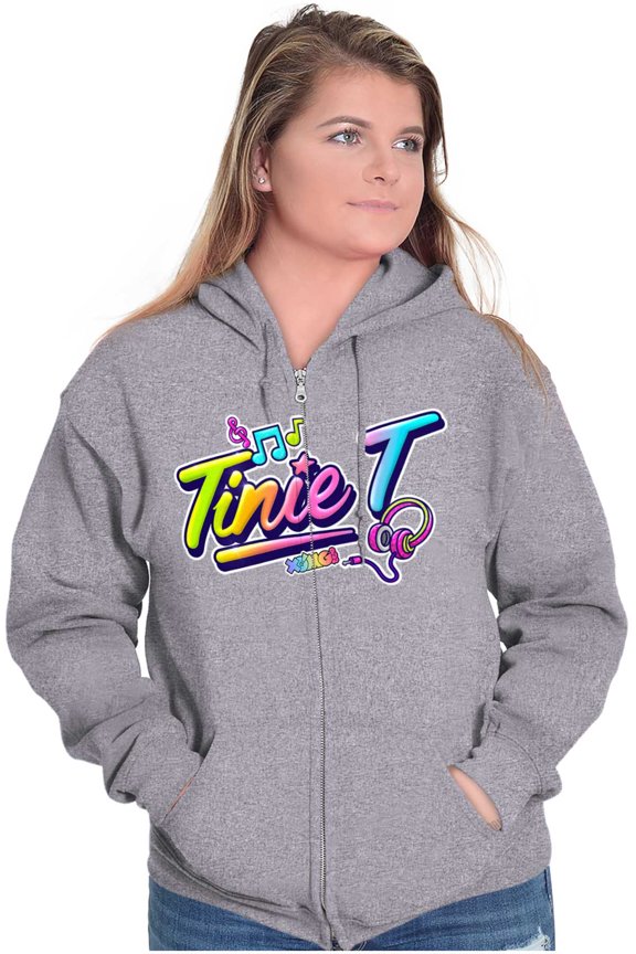XOMG POP Tinie T Musical Beat Zip Hoodie Sweatshirt Women Brisco Brands S